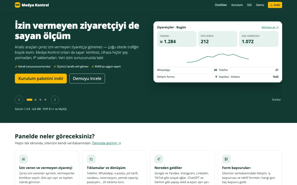 Medya Kontrol ekran görüntüsü
